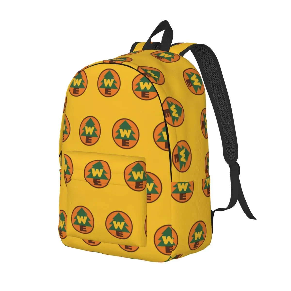 Wilderness Explorer Logo Backpack Daypack Large Capacity Kids BookBag School Bag Shoulder Bags for Boys Girls