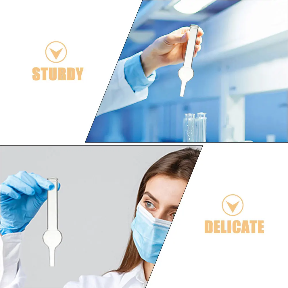 أنبوب تجفيف كروي واحد زجاجي لمعدات تجربة تجفيف الكيمياء أداة تعليم العلوم مختبر الأواني الزجاجية العلمية