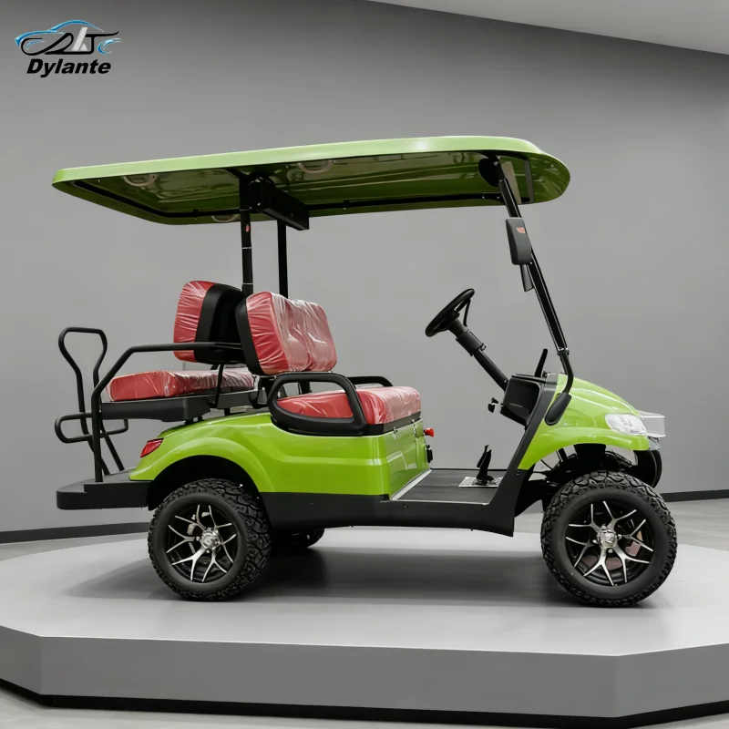 2026 Made in China High Quality 4 Seat Mini Electric Golf Car Mountain Car 4000W Wild Hunting Car Color Can Be Customized