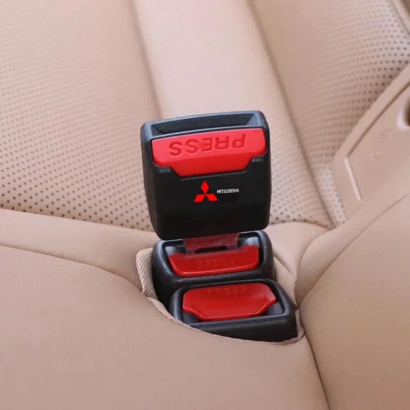 자동차 안전 벨트 클립 익스텐더, 안전벨트 잠금 버클 플러그, 미쓰비시 아웃랜더 랜서 10 ASX RALLIART Eclipse L200 Pajero