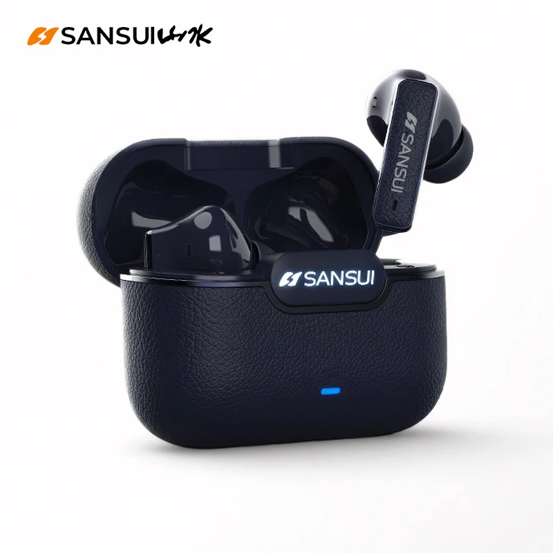 

Sansui W28 52dB ANC Bluetooth 5.4 Earphones Active Noise Cancellation Wireless Headphone 6 Mic HD Calls Bluetooth TWS Earbuds