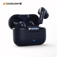 Sansui W28 52dB ANC Bluetooth 5.4 Earphones Active Noise Cancellation Wireless Headphone 6 Mic HD Calls Bluetooth TWS Earbuds