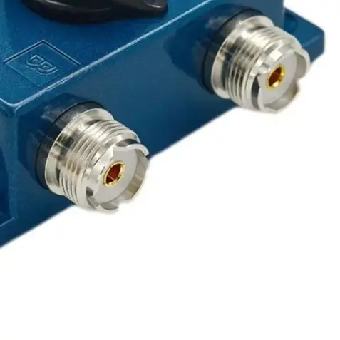 CA201 Coax Switch 2 Positions 1.8-600 MHz Manual Antenna Tools UHF Female SO239 Tool Accessories Professional Tools Instrument