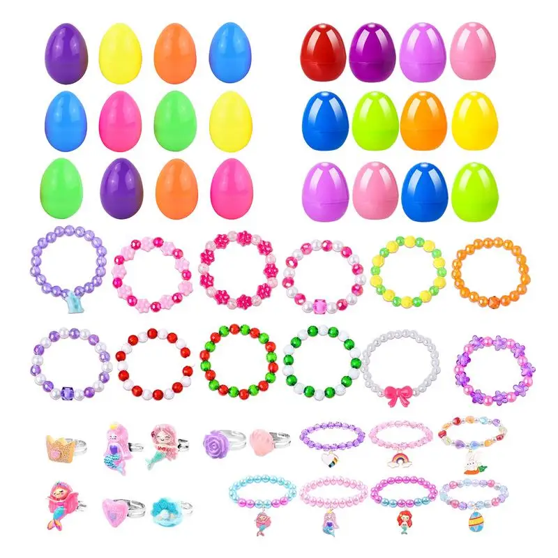 Filled Easter Eggs With Toys Bright Easter Eggs Toys Inside Easter Egg Fillers For Easter Egg Hunt Easter Easter Basket DIY gift