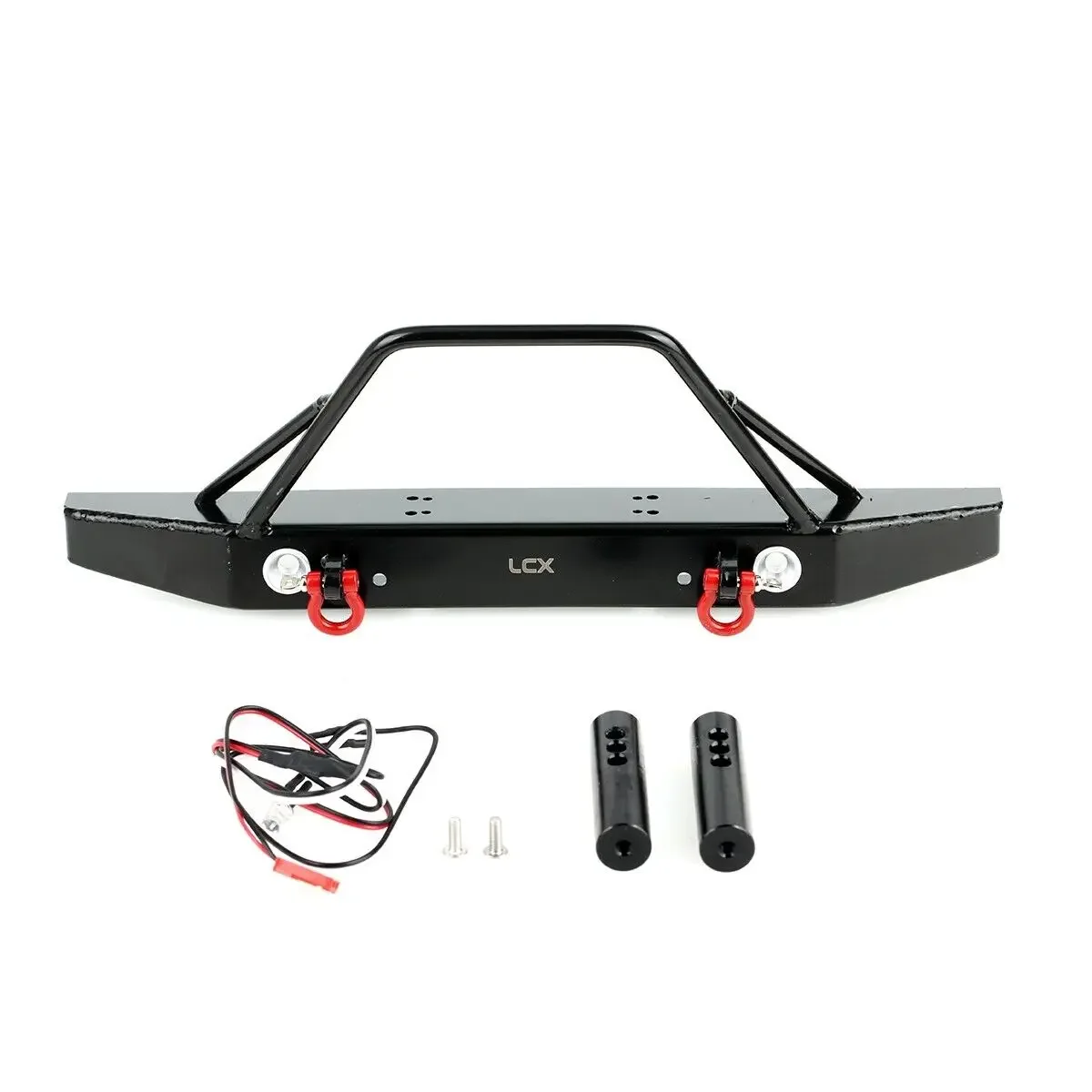 LCX Racing 1/6 RC Crawler Car CNC HD Metalowy przedni zderzak do Axial SCX6 Ulepszenia Części Akcesoria