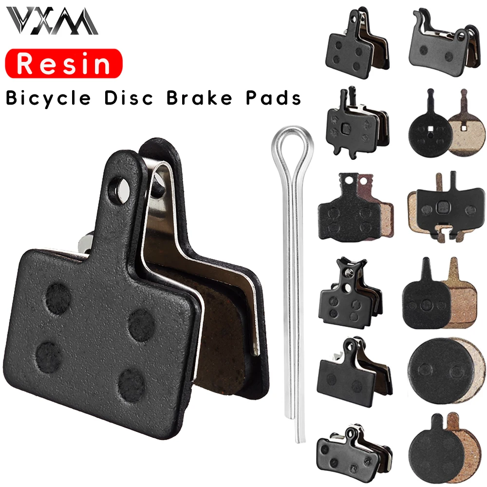 VXM MTB Bike Cycling Hydraulic Disc Brake Pads Resin semi-metallic for SHIMANO AVID HAYES Magura Formula M8020 DB Bicycle Parts