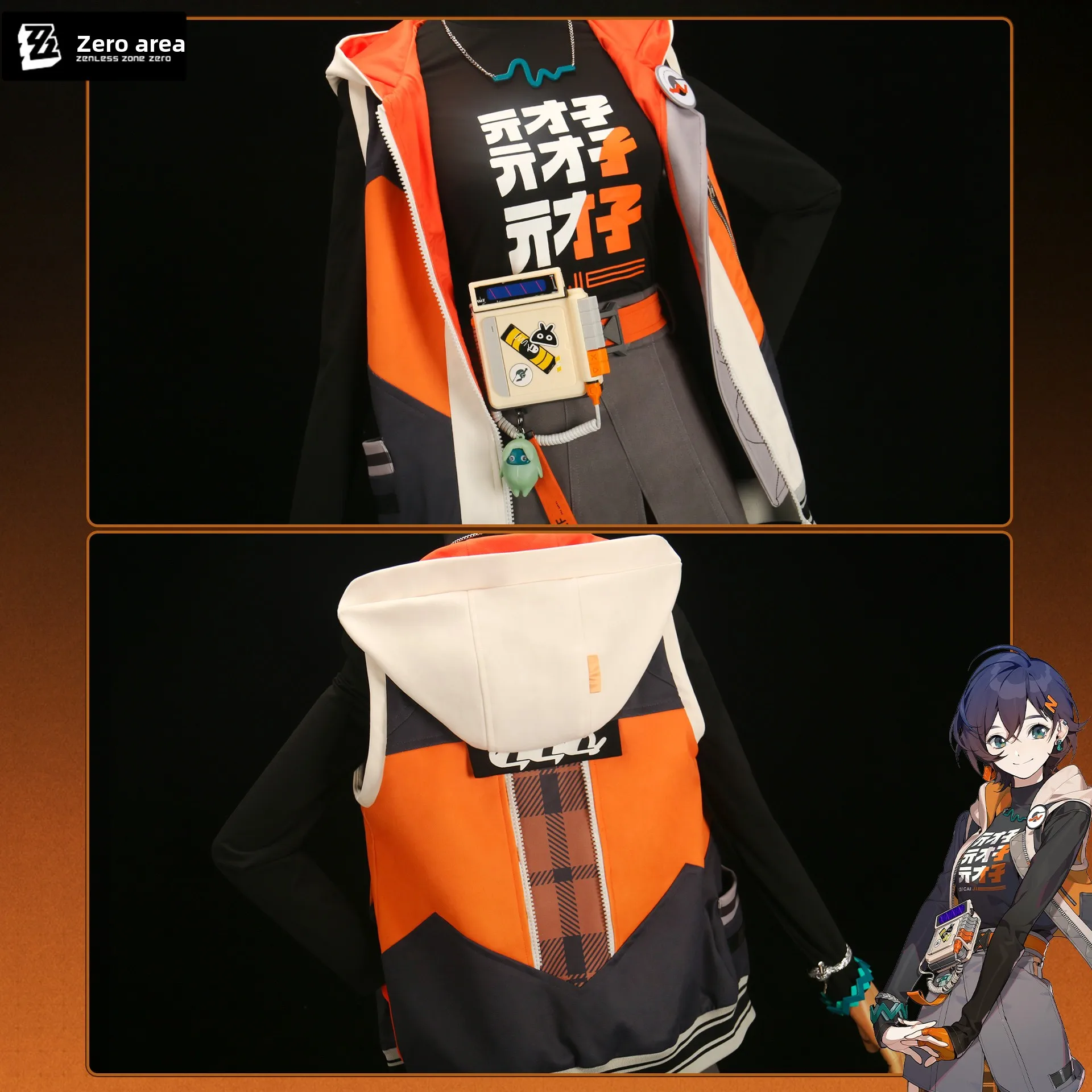 UWOWO コラボシリーズ：ゲーム ゼノレスゾーンゼロ コスプレ/ZZZコスプレ ベル コスプレ衣装 ドレス ゲーム ハロウィンコスチューム