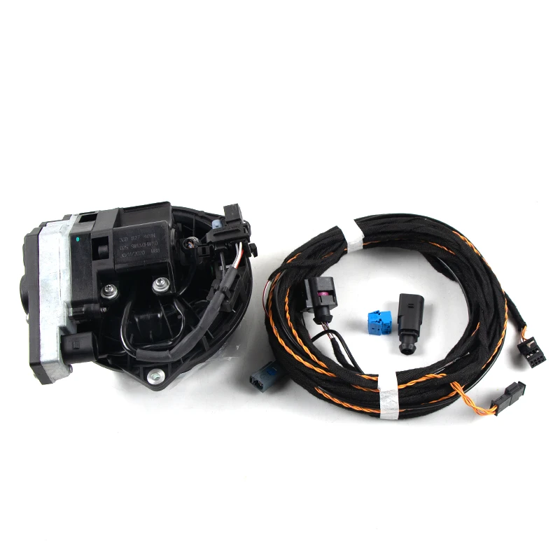 For VW Golf 7 MK7 7.5 Flipping Badge Reversing Camera Emblem Rear View Camera With High Line Guidance Line Wiring harness