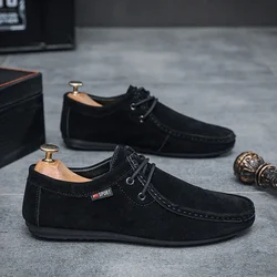 Shoes for Men Casual Slip on Loafers Plus Size Breathable Canvas Driving Shoes Office Walking Flats Non Slip Moccasins