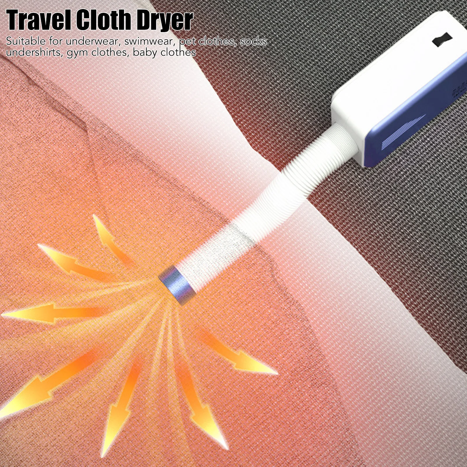 Travel Clothes Dryer Portable Multifunctional Pet Hair Dryer for Drying Shoes Pet Hair Underwear Socks