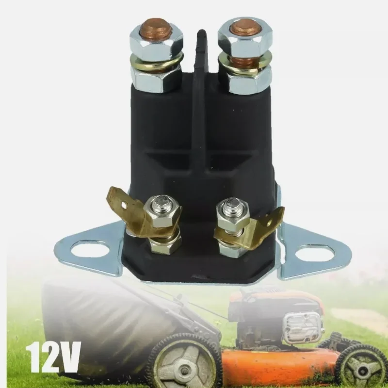 4-Pole 12V Starter Solenoid Relay for Briggs Stratton Ariens Husqvarna Gravely Snapper/Kees Universal Lawn Mower Motorboat Acces