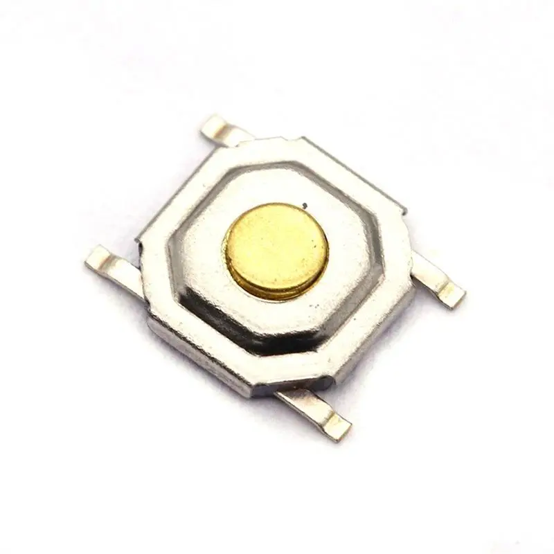 A93E-SMD Tactile Tact Push Button Micro Switch 4000PCS 4X4X1.5MM 4X4x1.5Mm Copper Head Key 4 Pin 1.6Mm