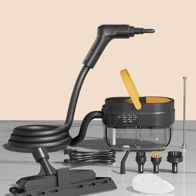 

Portable Electric Steam Cleaning Machine High Temperature Pressure Steam Cleaner 2500W Kitchen Home Hood Car Couch Furniture