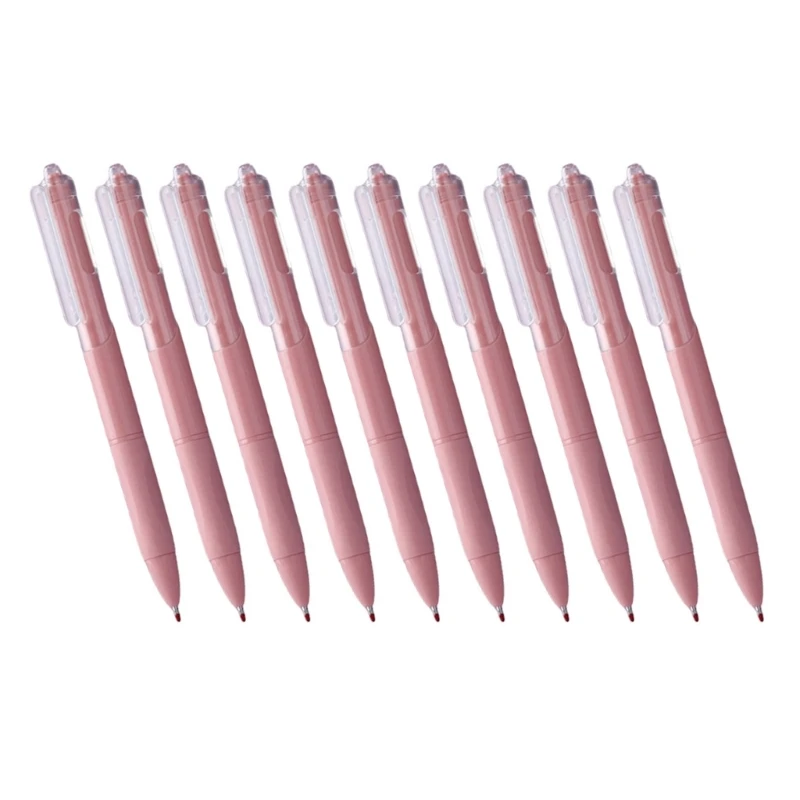 QX2B 10x выдвижная гелевая ручка с черными чернилами, нейтральная ручка, ручка для подписи 0,5 мм для студентов