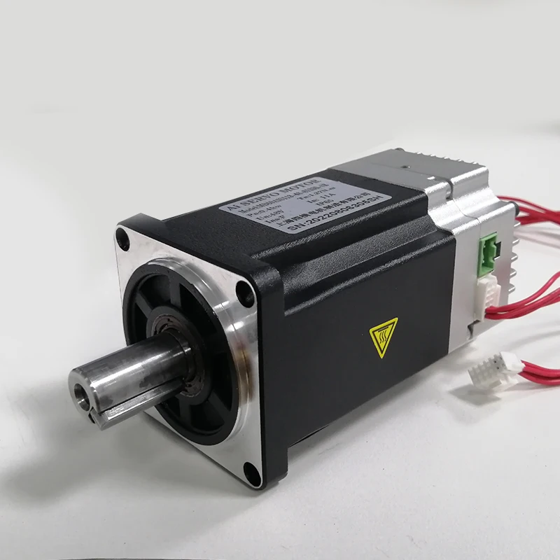 2025 Siheng Factory's Nema24 Motor 60mm 0.64nm 200W 48VDC Integrated Canopen Control Driver Single-Phase AGV RGV Solar 3000rpm