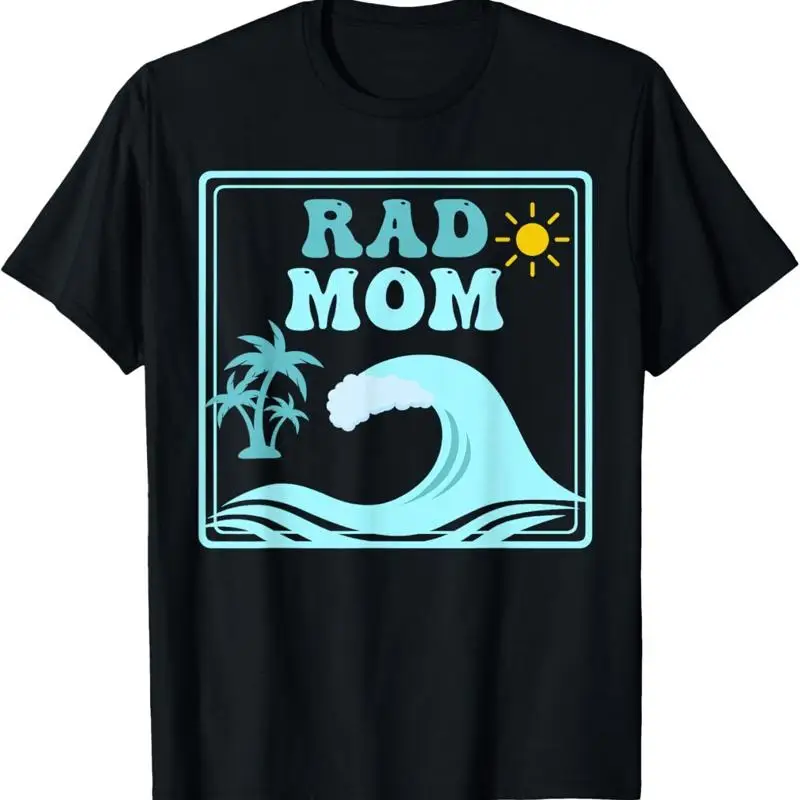 

Одинаковая футболка для серфинга Rad Mom The Big One на первый день рождения для всей семьи