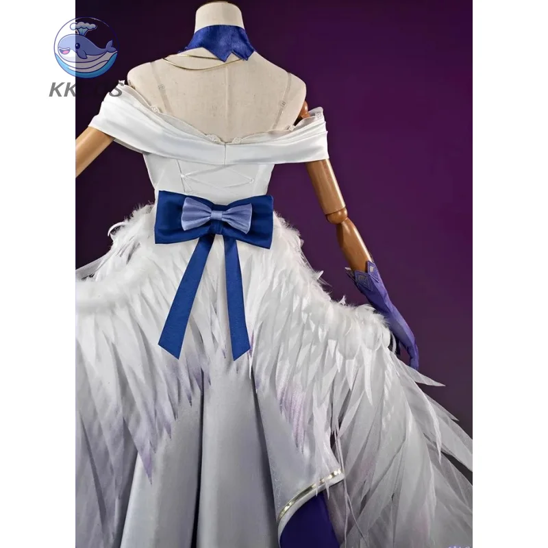 هونكاي ستار السكك الحديدية روبن تأثيري حلي الحفل الموسيقى ثوب الشريط أنيمي هالوين حفلة كرنفال التقاط الجناح لعب الأدوار KKCos #2