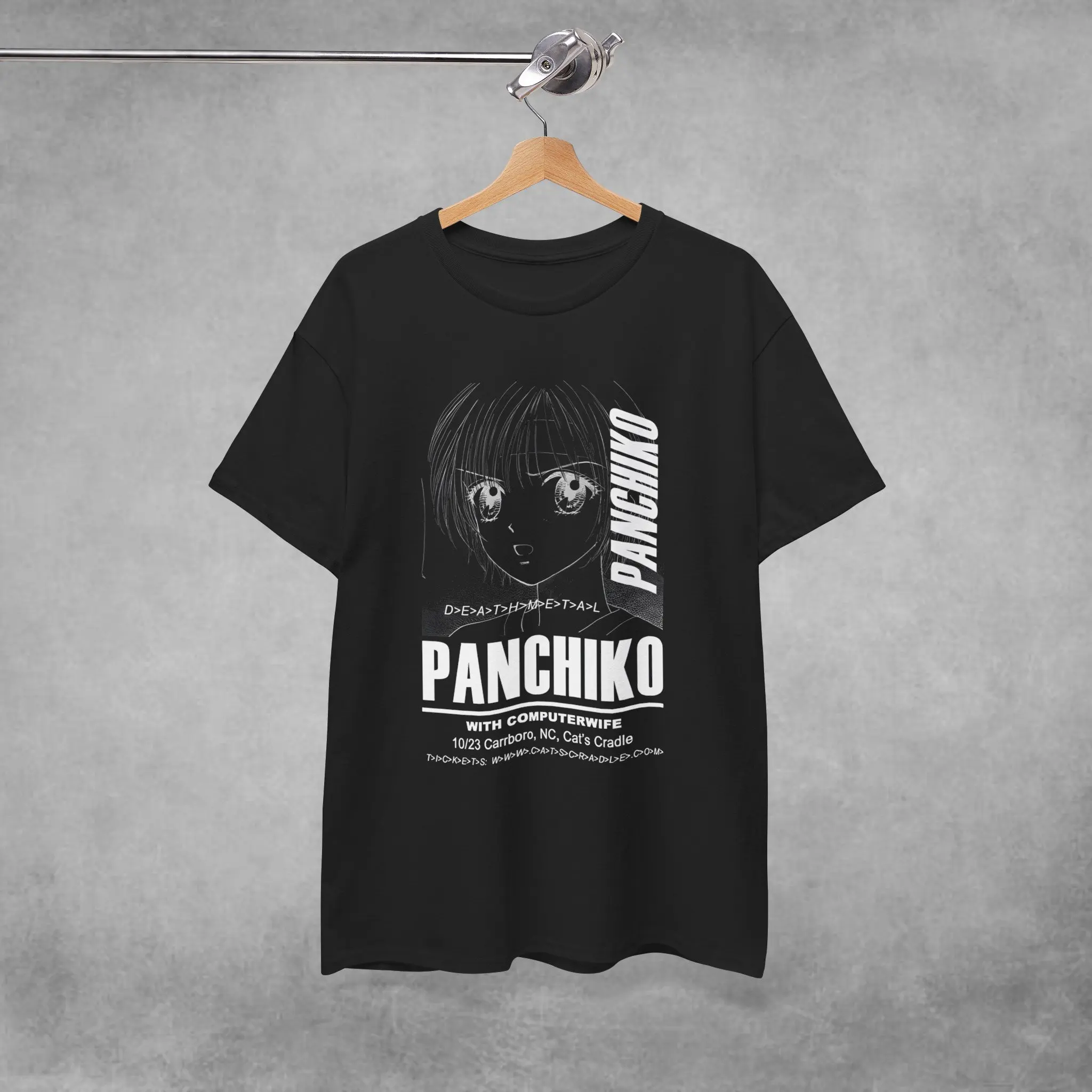 Panchiko Concert T Shirt Computerwife Merch Indie Music For Alternative Rock Artist Death Metal