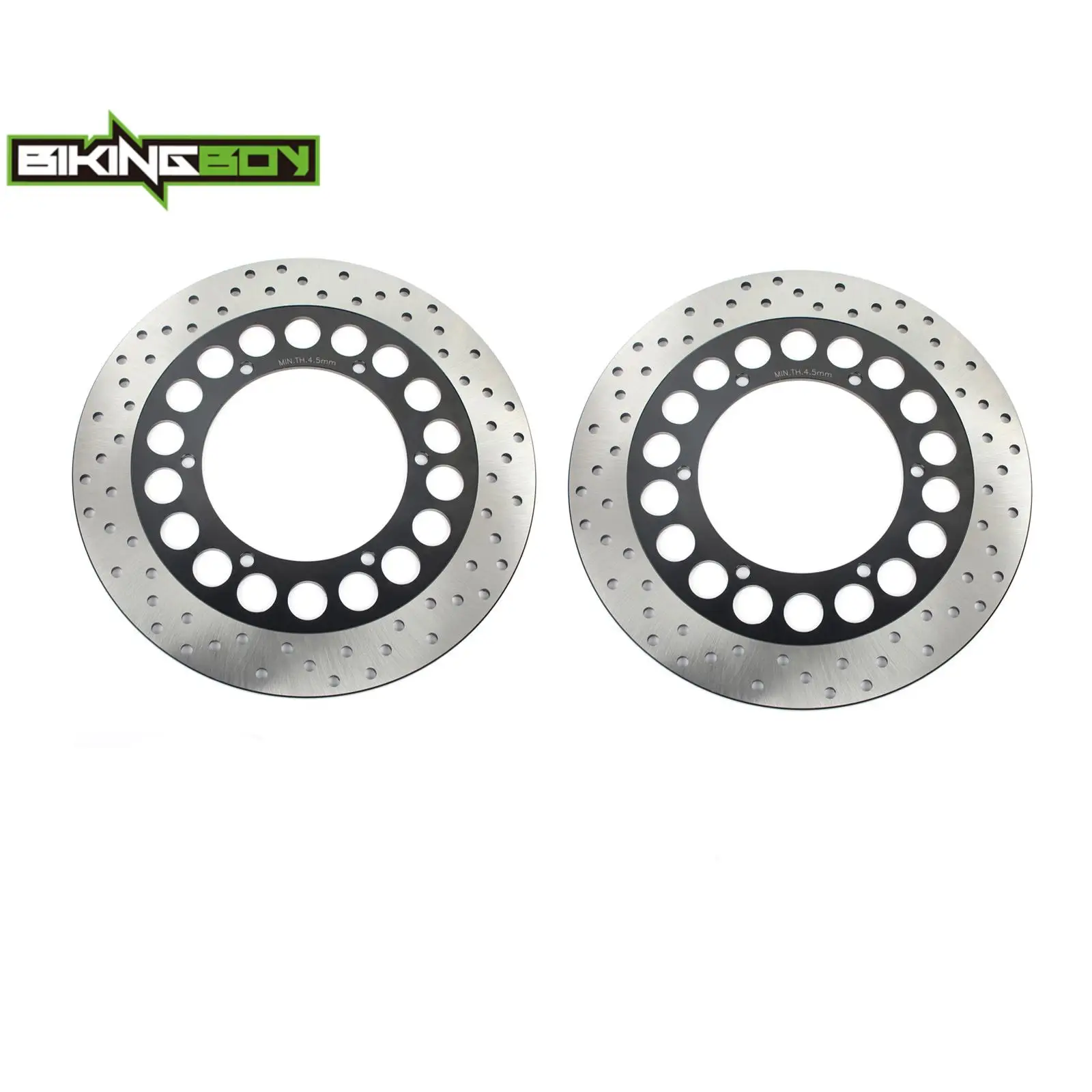 BIKINGBOY Front Brake Discs Disks Rotors XV 1700 Road Star 2004-13 Silverado AT 03-08 SAT 08-14 Midnight 03-06 Warrior 02-07 05