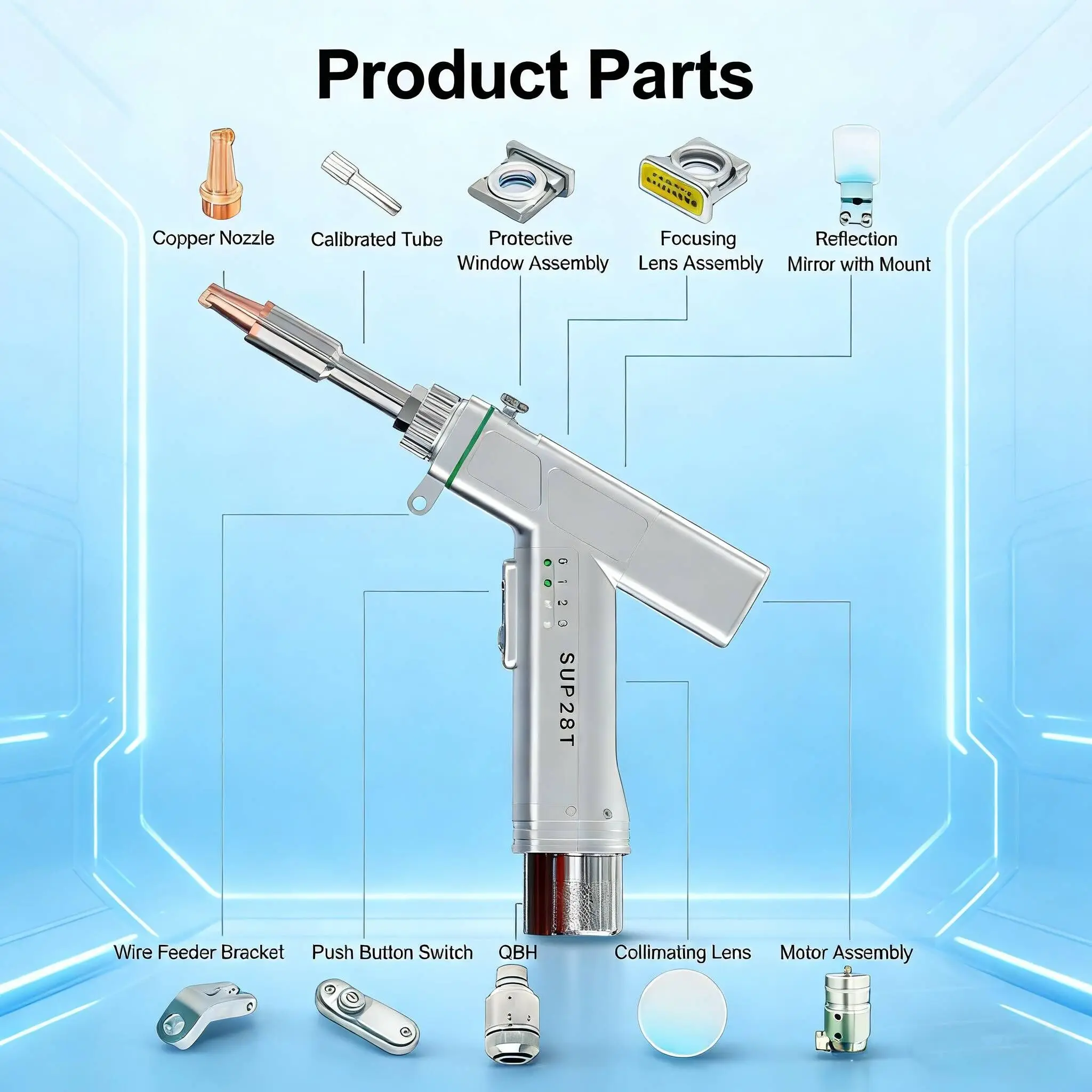 3000W Raycus Laser Welder with Dual Wire Feeder Machine 4 in 1 Laser Welding Cleaning Cutting Machine Handheld for Metal
