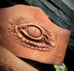 Metal Dragon's Eye leather embossing mold Three-dimensional yin and yang mold Dragon's eye metal embossing mold