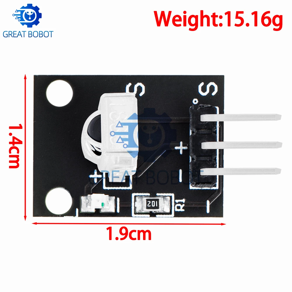 BS 1Set Infrared Remote Control Module Kit - Wireless IR Receiver HX1838! Ideal for Arduino & Raspberry Pi DIY Projects image 2