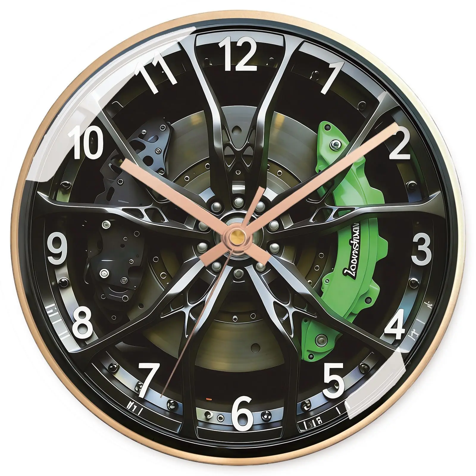 Original 14inch Silent Clock Wall Gear Living Room Creative Clocks