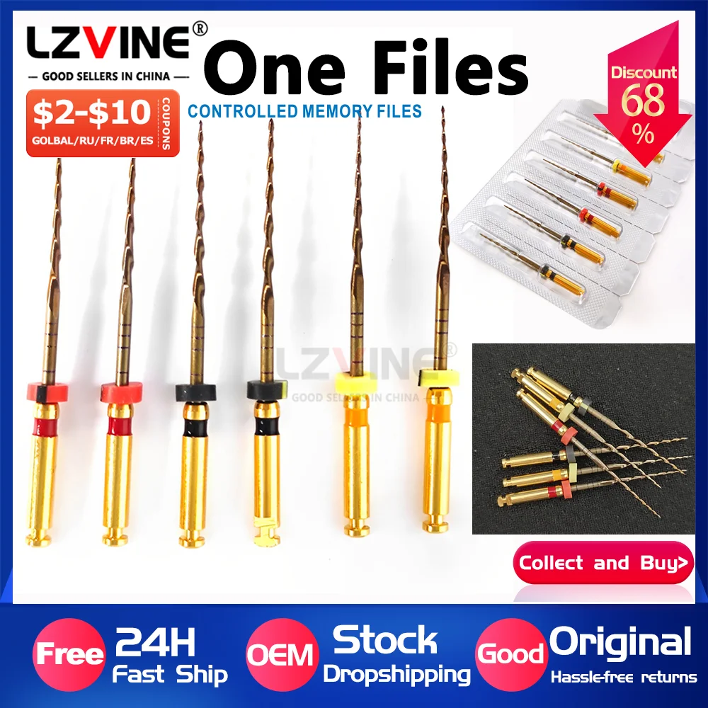 

Dental Reciprocating Golden Heat R25 25mm Reciprocation Endo NITI File Dental Only One Files Dentistry Endodontic Instruments