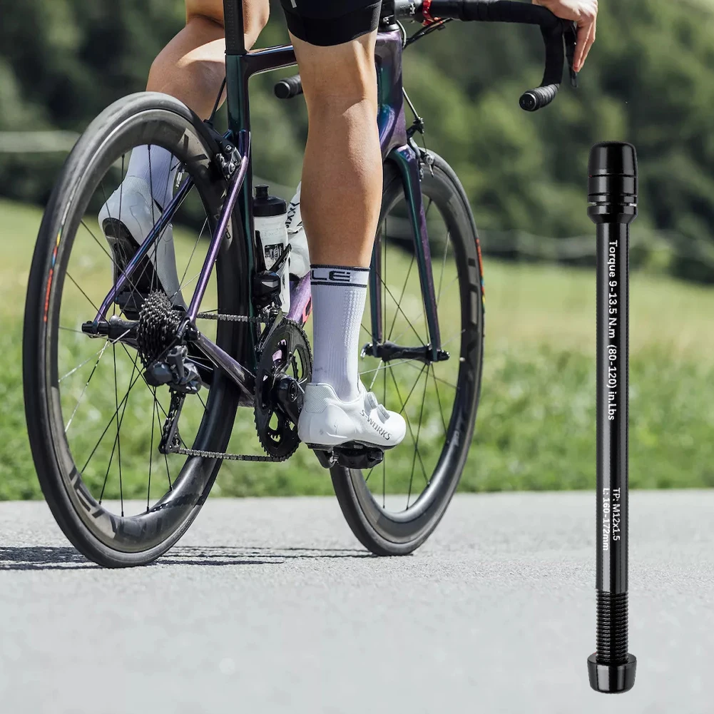 دراجة من خلال المحور سبائك الألومنيوم الخلفي شوكة رمح سيخ المحمولة دراجة المحور سيخ خفيفة الوزن لدراجة الطريق دراجة هوائية جبلية #2