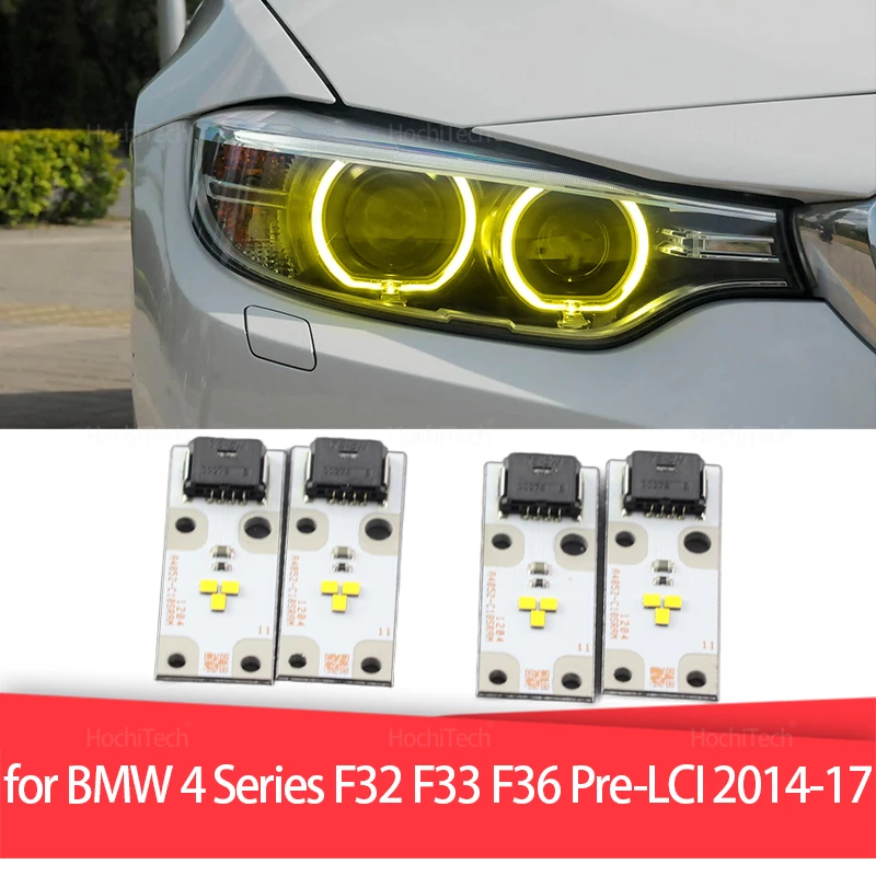 

Yellow Ballast 63117263051 Headlight LED Insert Board Chip DRL Angel Eye for BMW 4 Series F32 F33 F36 Pre-LCI 2014-2017