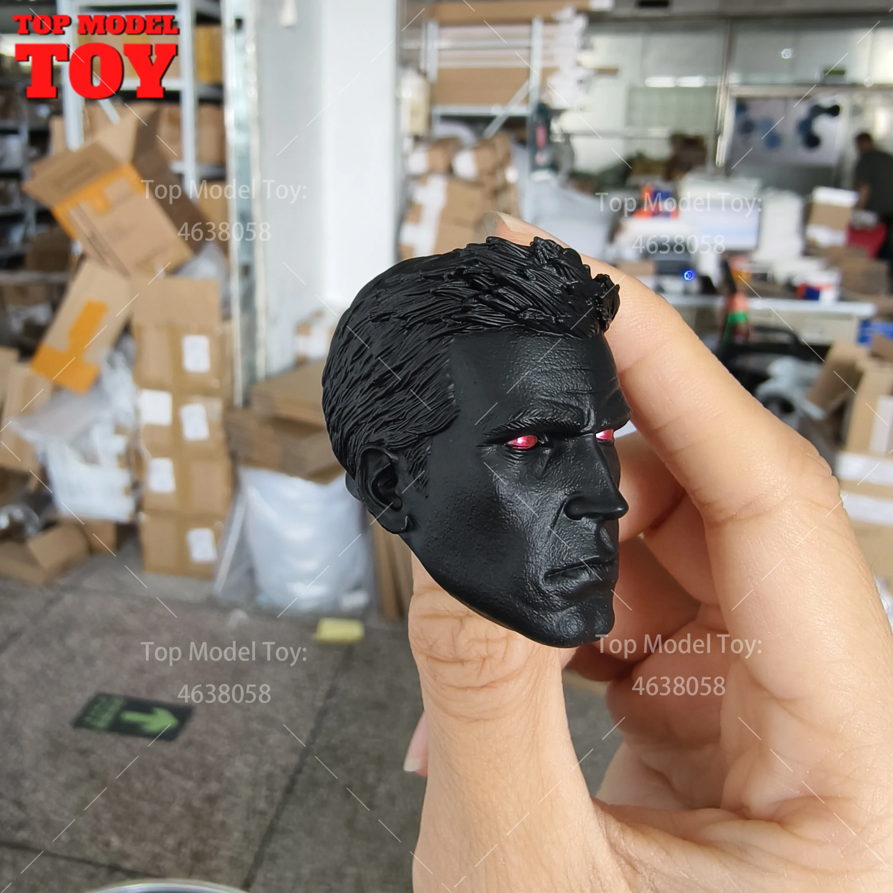 1/6 스케일 Mr. Rich Bruce 게임 블랙 헤드 스컬프 PVC 모델 12 "남성 군인 액션 피규어 바디 인형 장난감