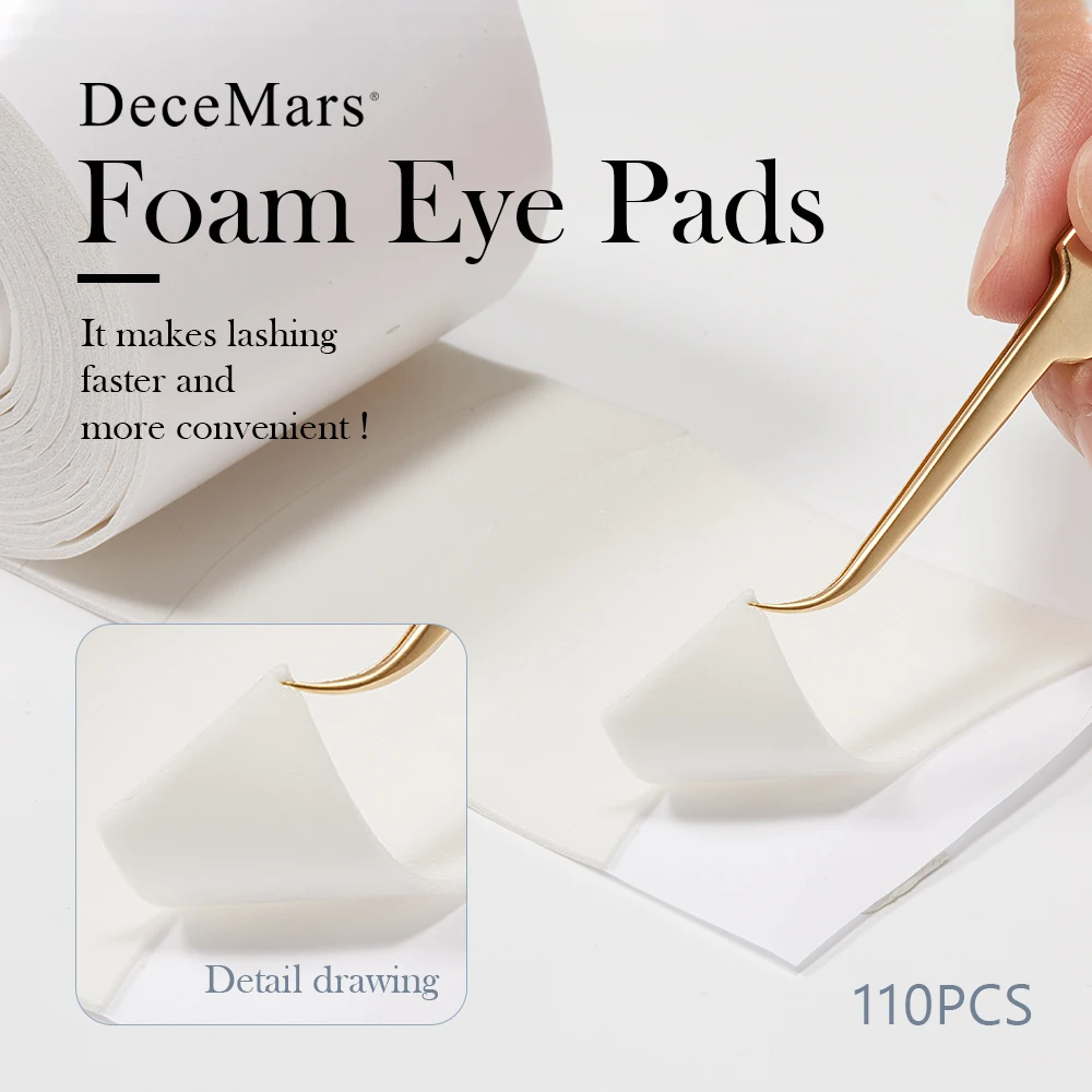 Pre Cut Medical Foam Tape Under Eye Pads for Eyelash Extension（110pcs/pack）