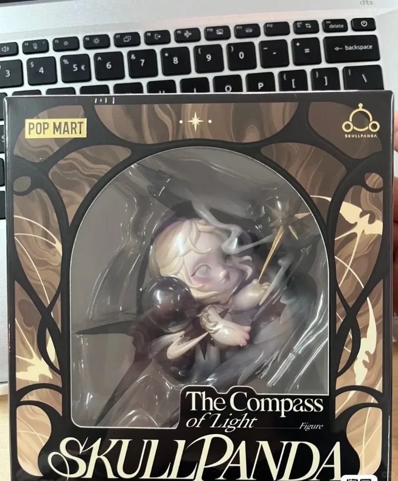 오리지널 스컬판다 라이트의 경도와 위도 상하이 한정판 피규어 블라인드 박스 팝마트의 정교한 선물