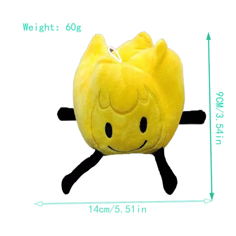 Battle For Dream Island Plush ของเล่น Bfdi Plushie ตุ๊กตาอะนิเมะ Leafy Firey ดอกไม้น้ํา DROP Bubble เค้กตุ๊กตาตัวเลขเด็กของขวัญ