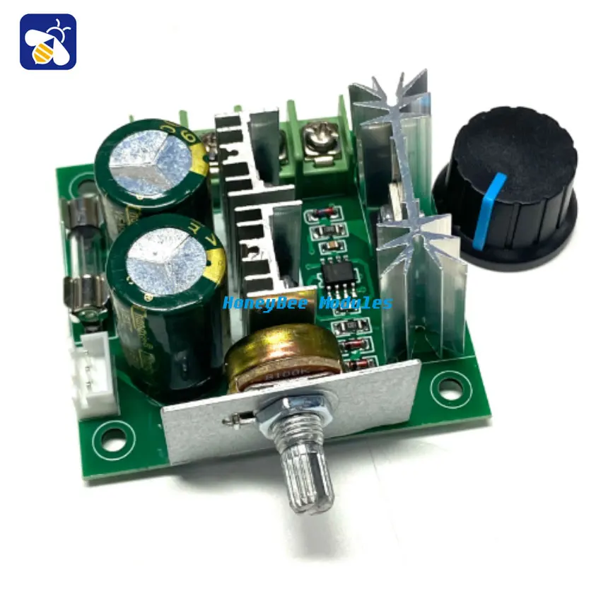 U19 PWM DC Motor Speed Controller Pump Stepless Variable Speed Switch Module High Efficiency 12V-40V 10A