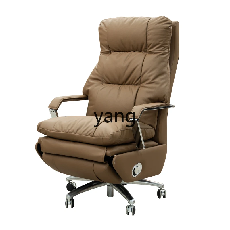 lmm Electric Multifunctional Reclining Leather Computer Chair Office Ergonomic Chair