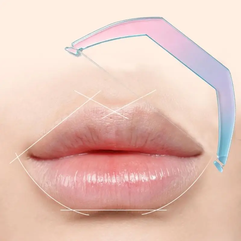 Lip Line Stencil Template Waterproof Lip Makeup Auxiliary Tool 1Pcs Cosmetic Shaper for Party Full Lip Look Shaping