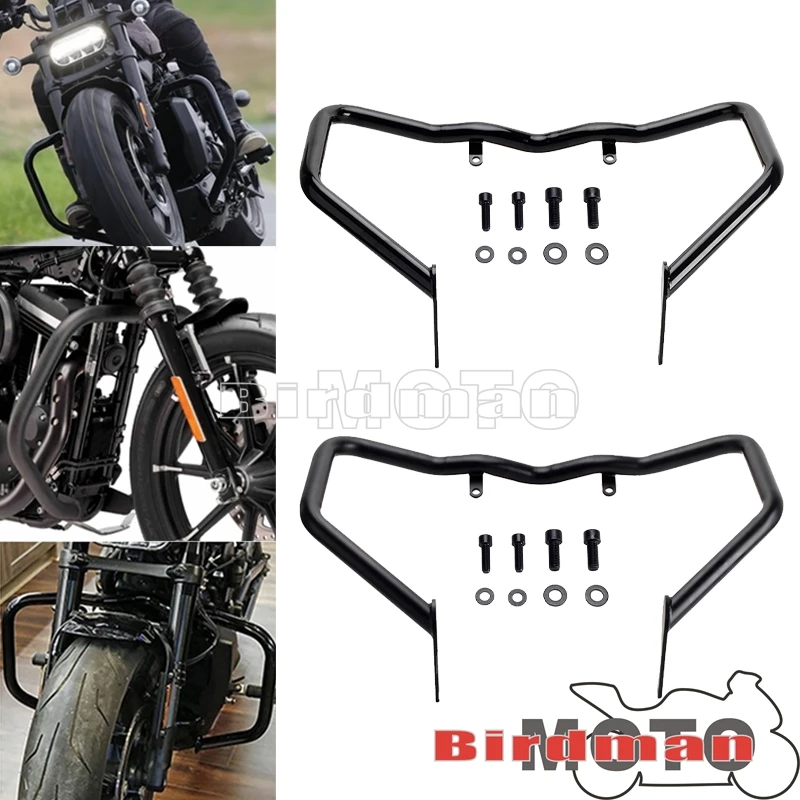 Motorcycle Front Engine Guard Highway Crash Bar For Harley Sportster S 1250 RH 1250S RH1250S Engine bumper Guard 2021 2022