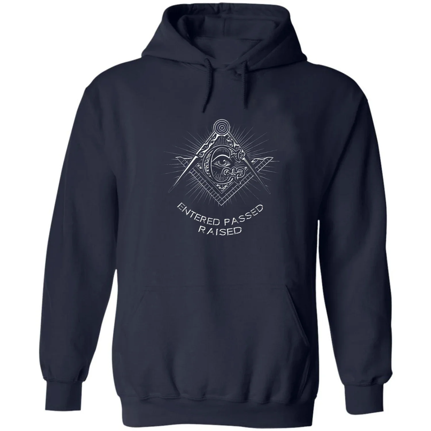 Entered Passed Raised Freemason Square & Compasses Symbol Masonic Pullover Hoodie New Comfortable Cotton Casual Mens Sweatshirt