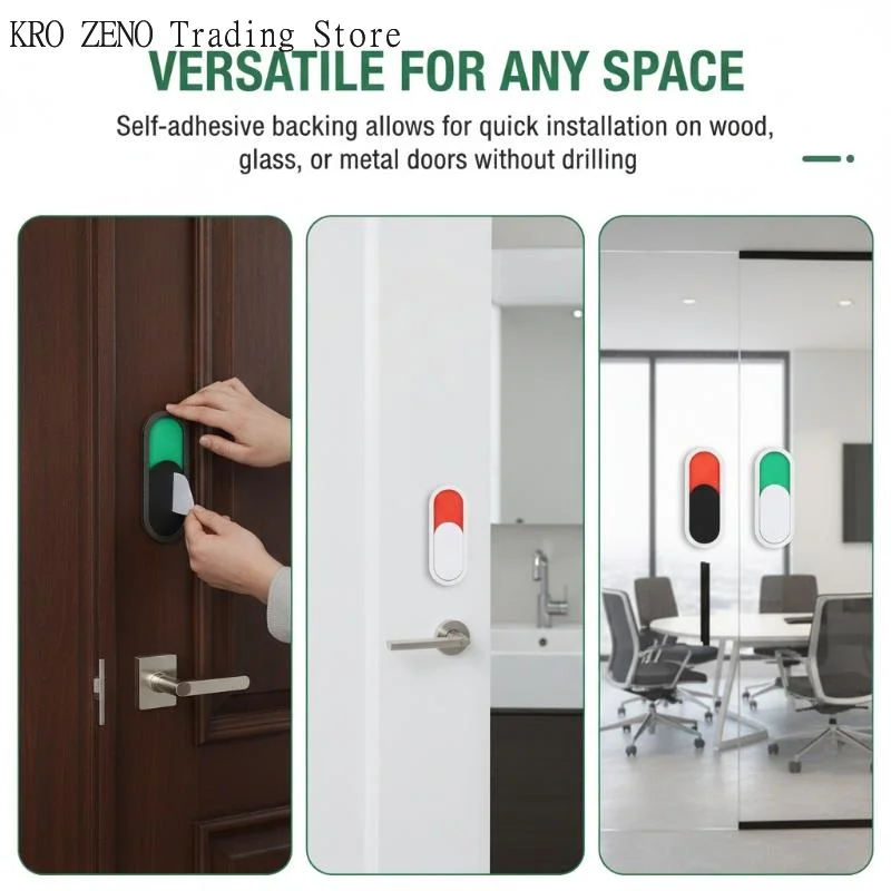 🔝1Pcs Do Not Disturb Sign Room Available Or Notfor Door Privacy Sign Vacant Occupied Sign For Home Office Restroom Conference✨