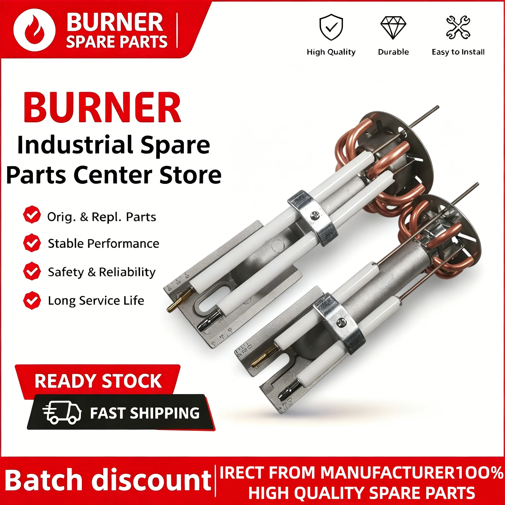 Italy Stainless Steel Combustion Head Assembly Combustion Cylinder FS5 GS5 GS10 GS20 FS10 FS20 Matching OEM Parts Stable Flame G