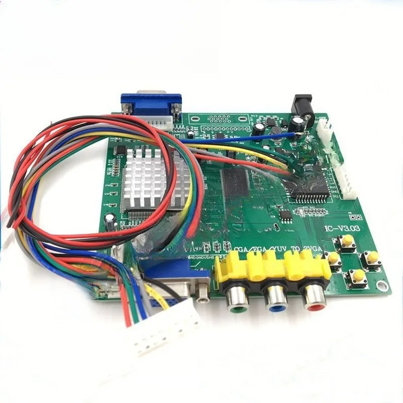

8200EGA/CGA to VGA conversion board, green, low-to-high-definition video