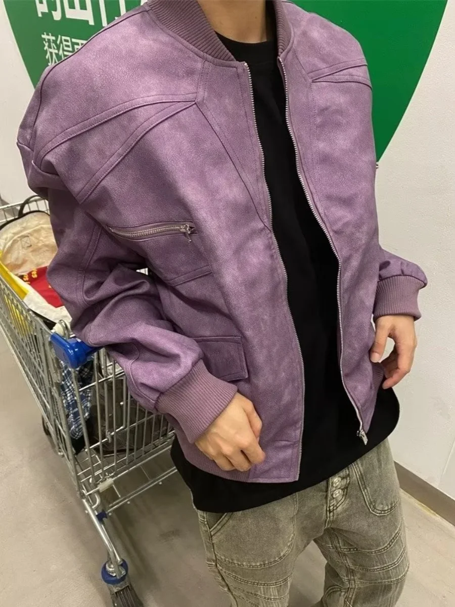 

Ретро американская молния ket Flight Motorcycle Jaet Верхняя одежда Мужская женская осенняя уличная уникальная высококачественная верхняя одежда...