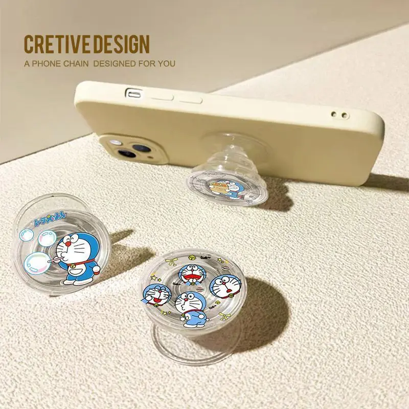 عبقور الكرتون التعميم كيس الهواء قوس أنيمي المحمولة قابلة للتدوير حامل هاتف ذاتية اللصق حامل هاتف المحمول الهدايا #2