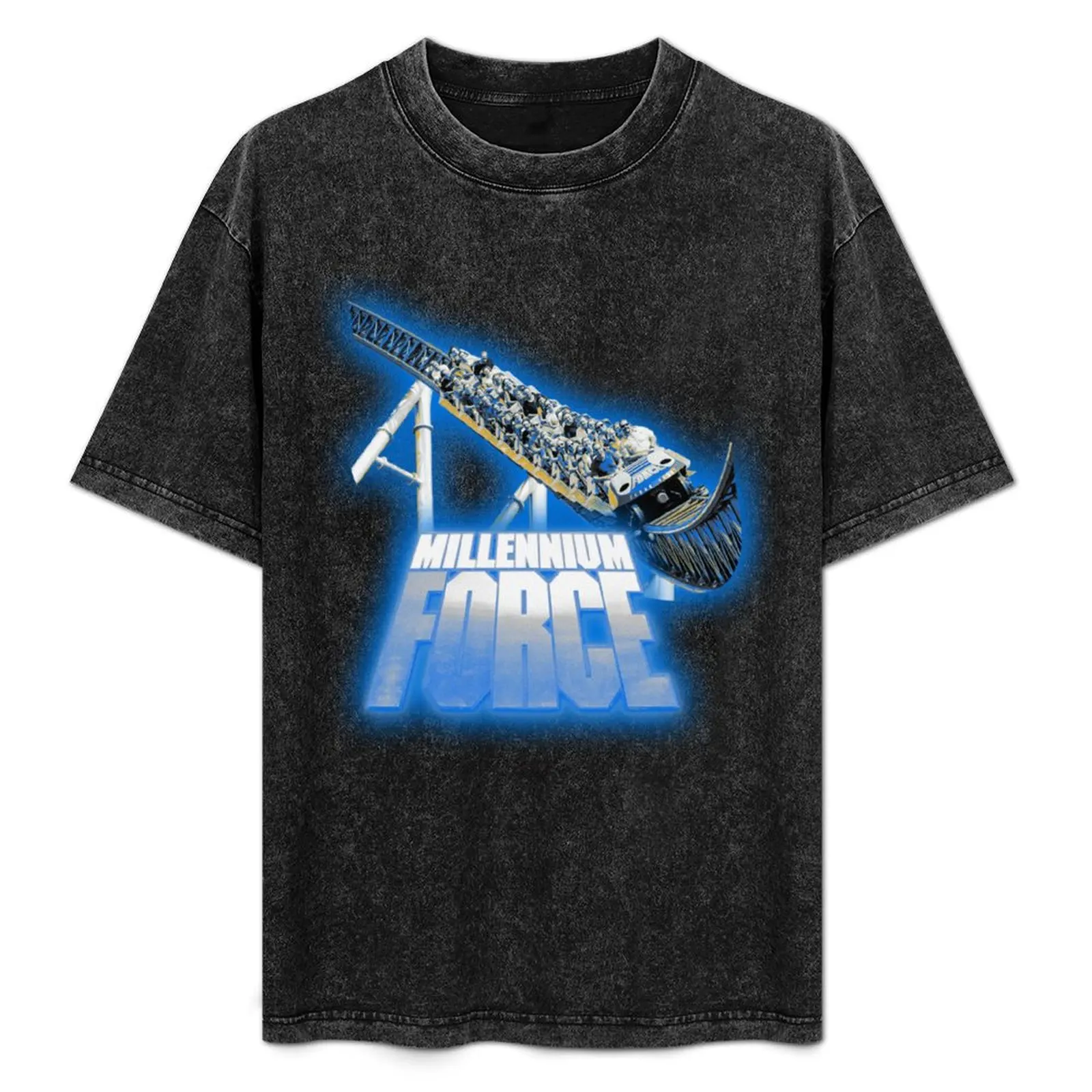 

Millennium Force T-Shirt Big and Tall Solid Color T-Shirt