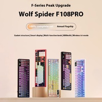 Aula/ Tarantula F108pro Customized Mechanical Keyboard With Intelligent Display Screen Wireless Three-Mode Game Esports