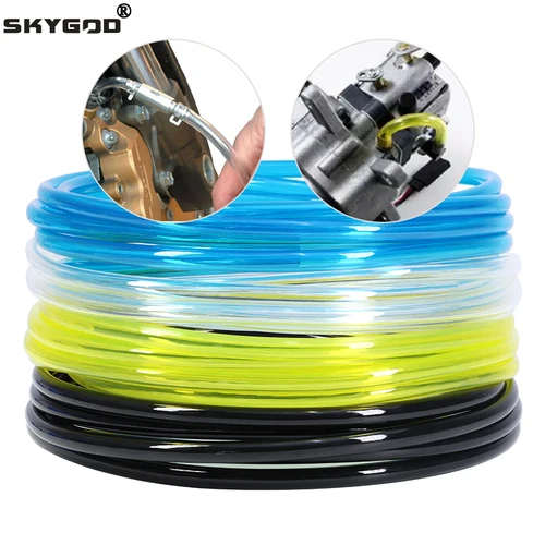 Manguera de línea de combustible de 1 ~ 30m, 2x3,5/2,5x5/3x5/3x6/4x6/5x8/6x8/7x10mm, tubo de motor pequeño, tubo de gasolina para recortadora, herramienta de línea de soplador de motosierra