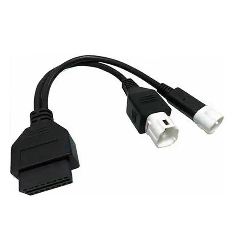 Cable de diagnóstico OBDII para motocicleta, adaptador de lector de código de error, Cable de extensión, para Yamaha 3/4 /5 pines a OBD2