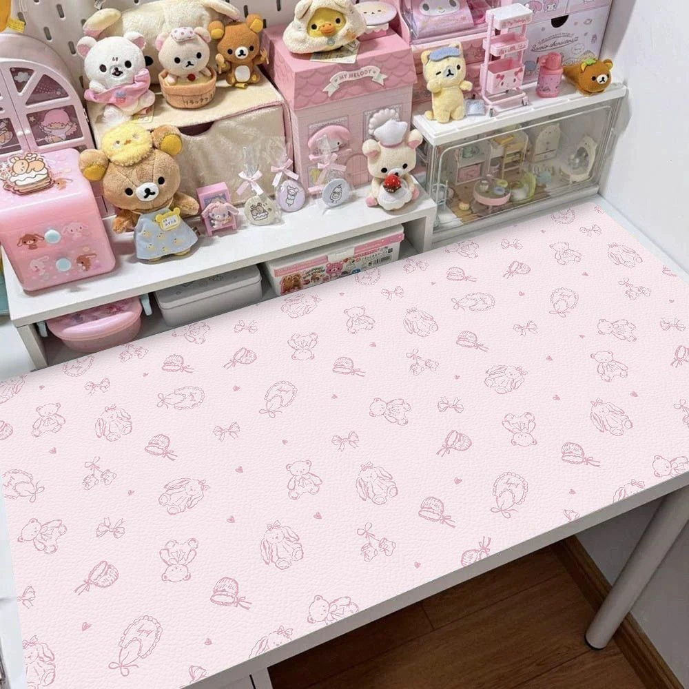 Mousepad de Couro PU com Estam - Desk Setup Cozy avaliação e preço