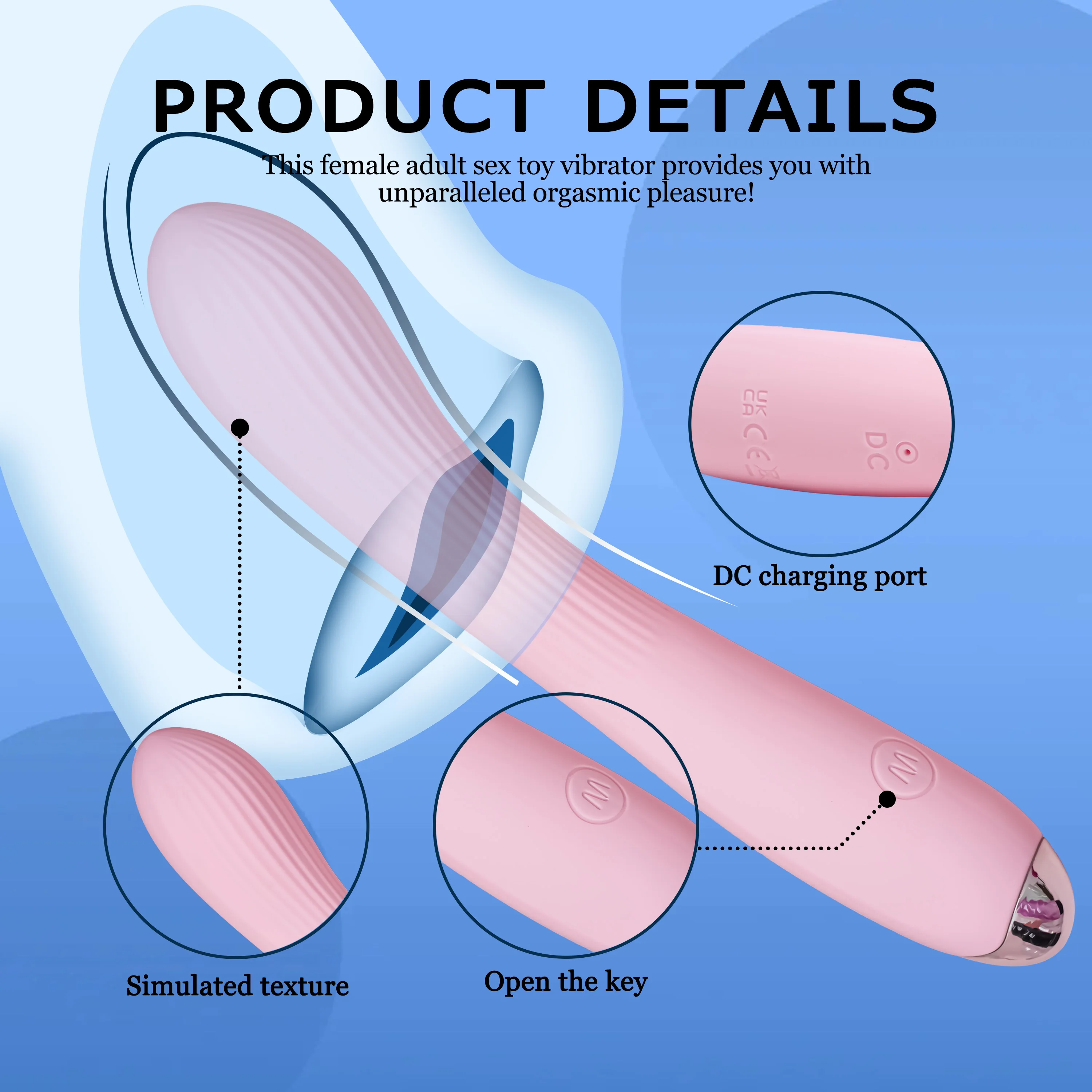 Kraftvoller Rabbit Vibrator Zur G-punkt- Und Klitorisstimulation_voghion.com